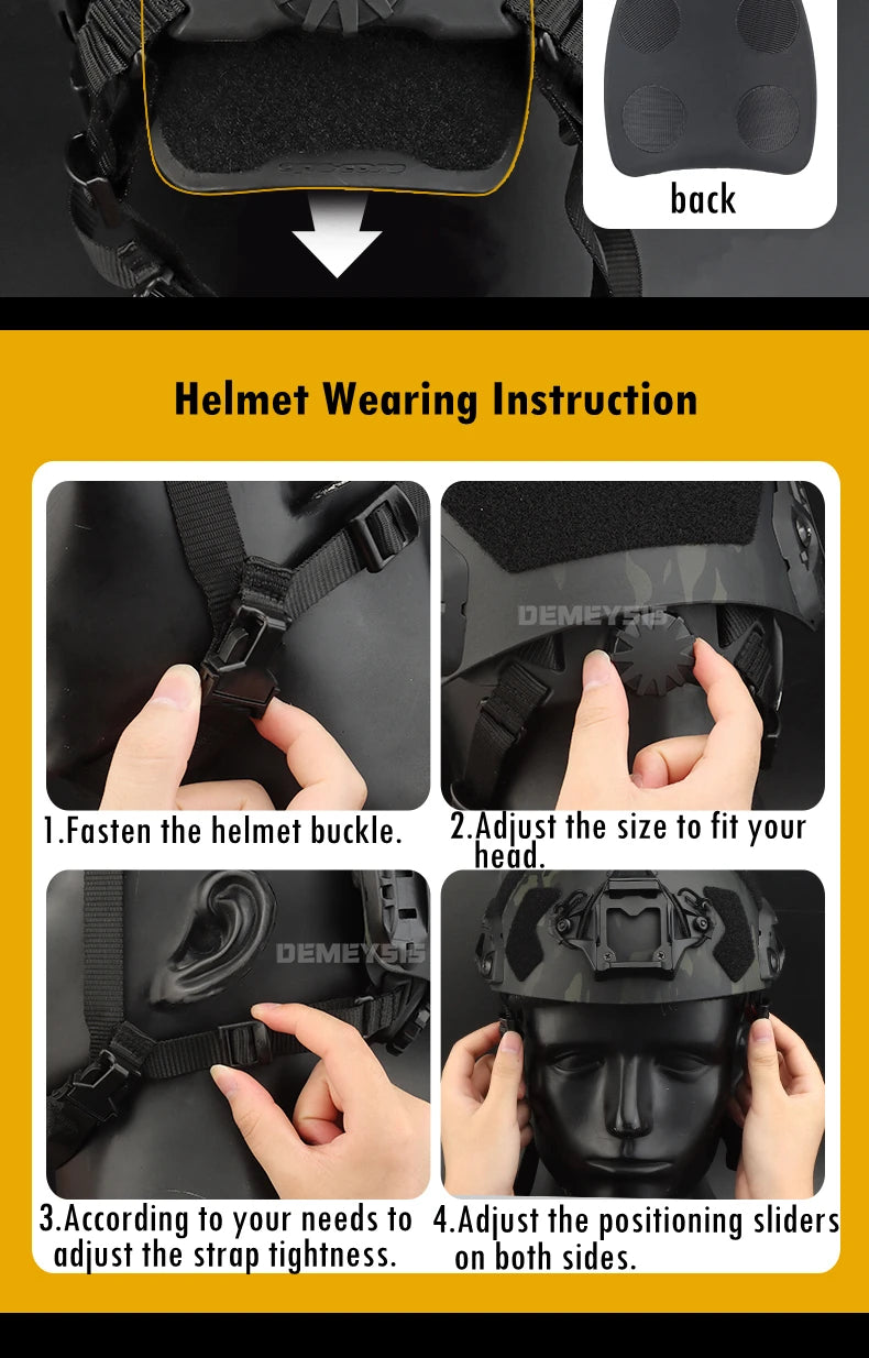 Tactical Fast Helmet for Airsoft & Outdoor Sports