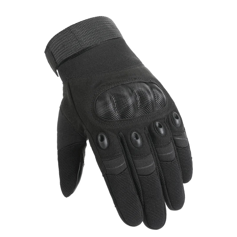 Tactical gloves Carbon fiber hard Knuckles