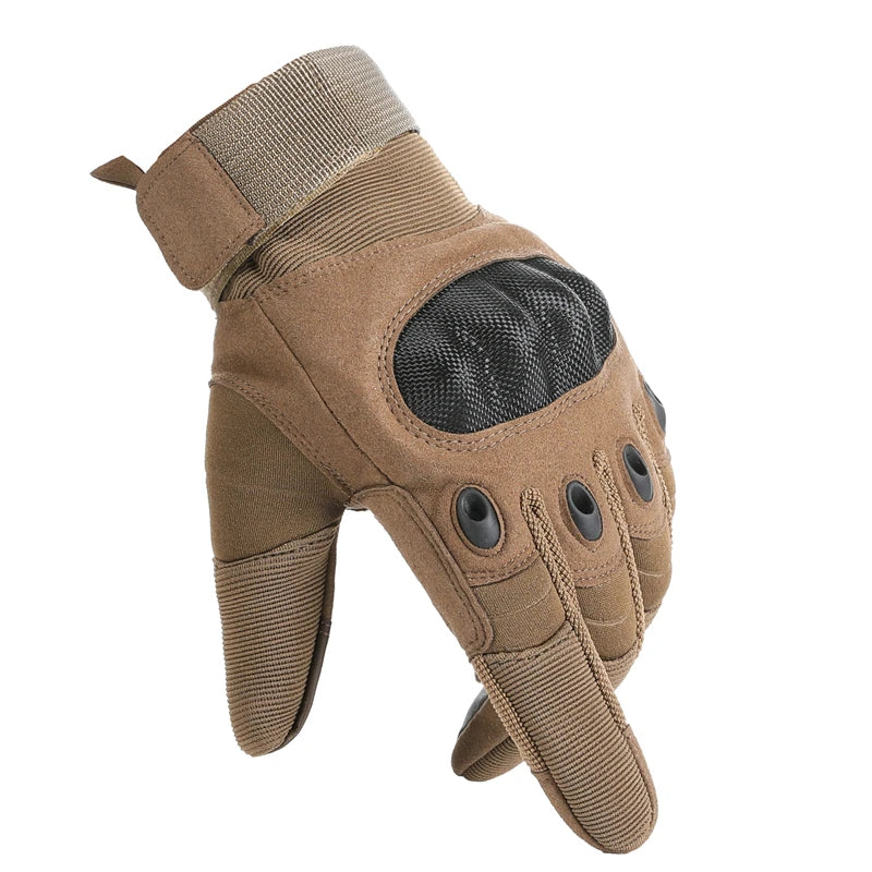 Tactical gloves Carbon fiber hard Knuckles