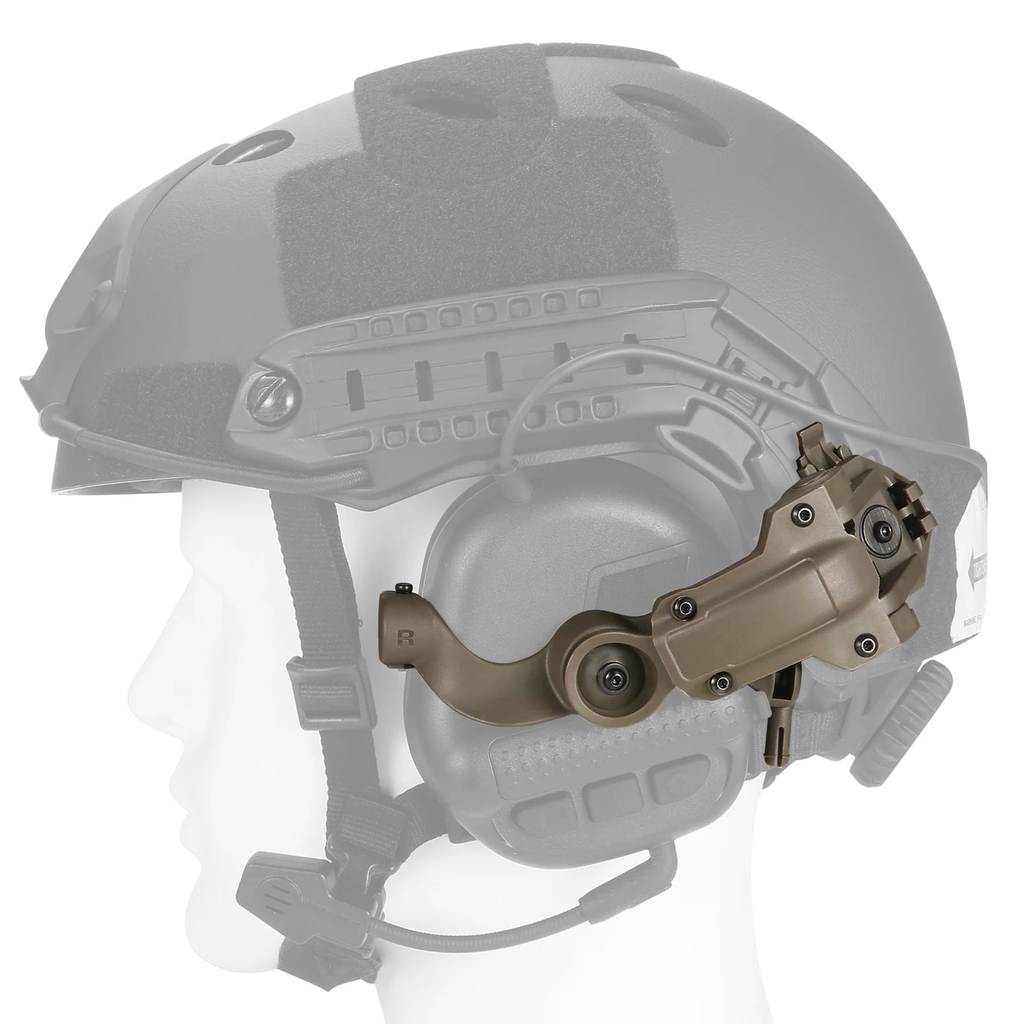 OPS Core ARC M-LOK Helmet Rail Mount Adapter, WARRIORS BUDGET