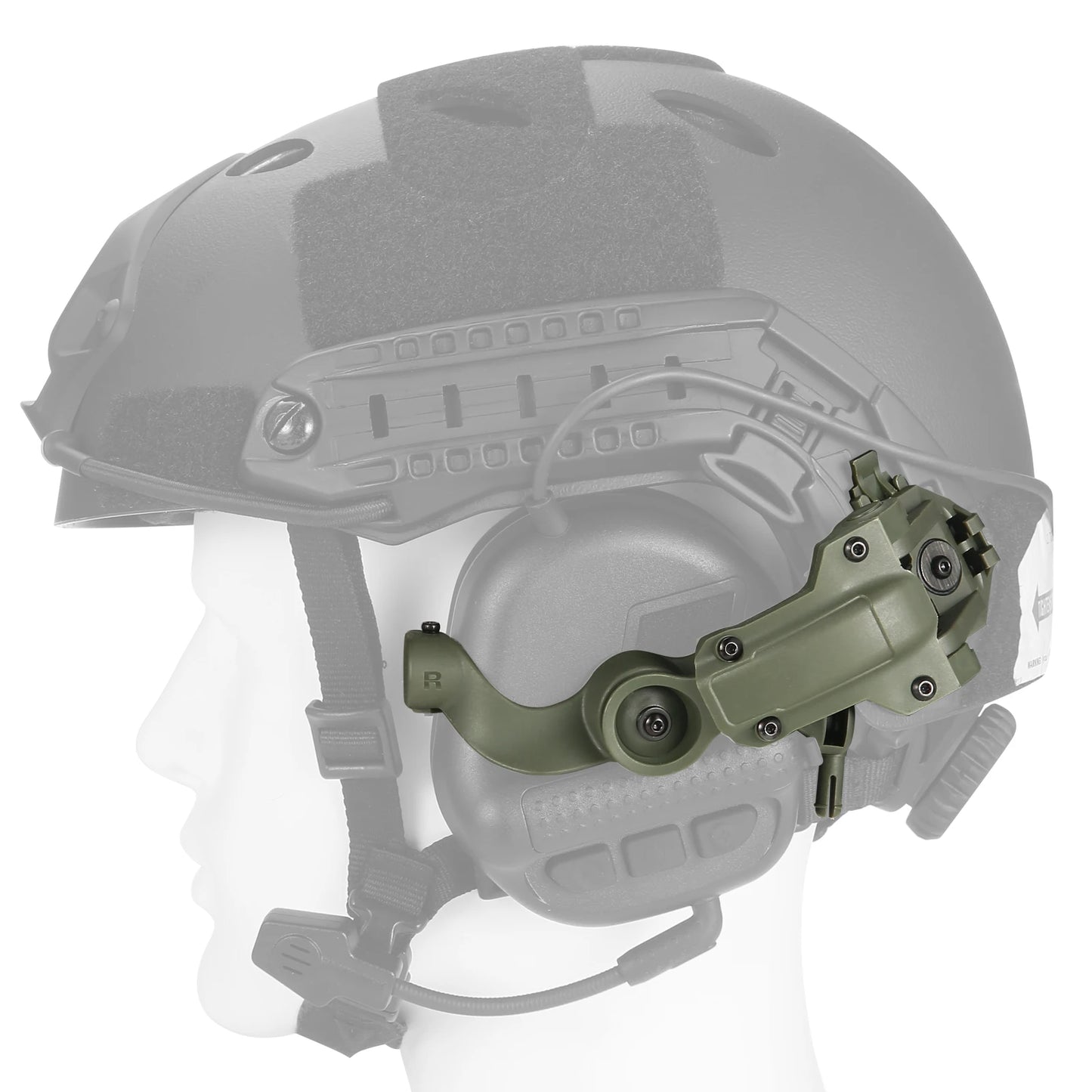 OPS Core ARC M-LOK Helmet Rail Mount Adapter, WARRIORS BUDGET