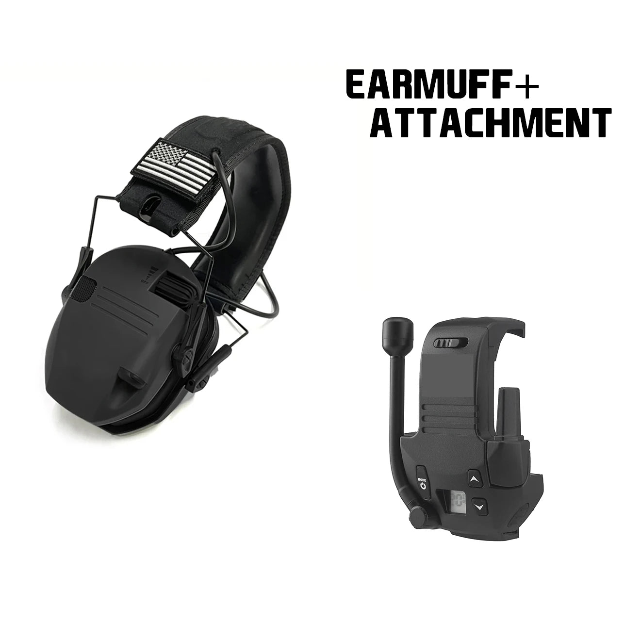 Walker's walkie talkie attachment