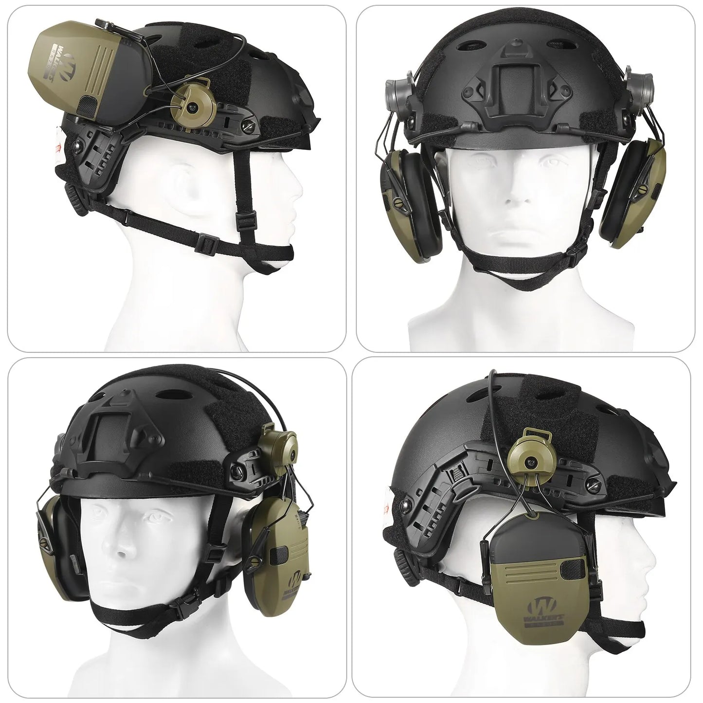 Electronic Shooting Headset, Tactical Hearing Protection, WARRIORS