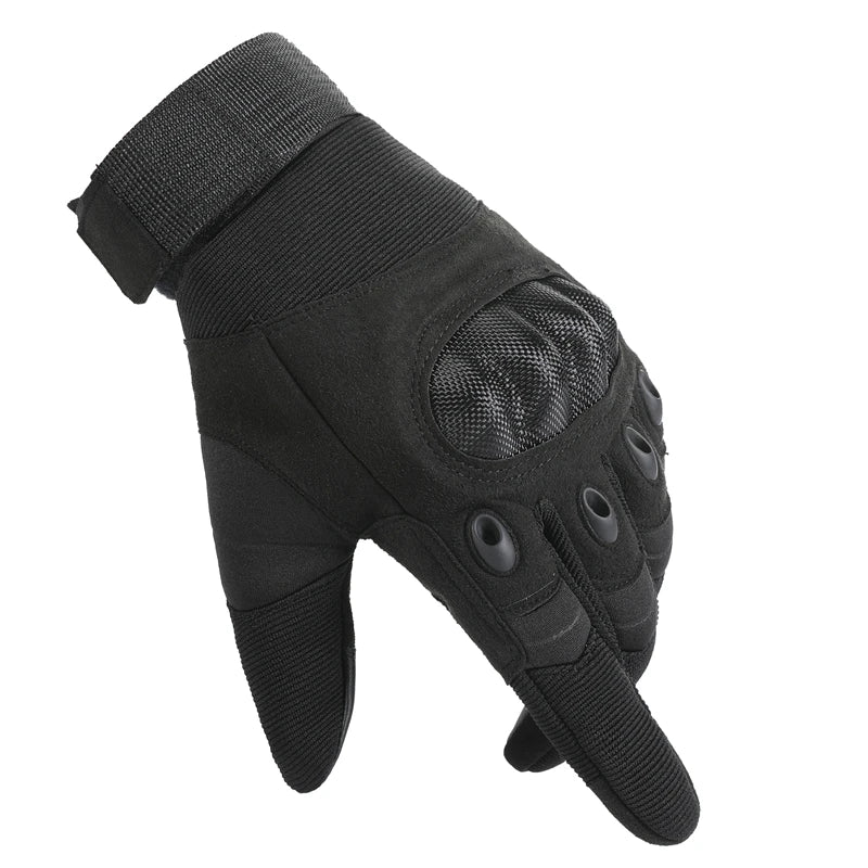 Tactical gloves Carbon fiber hard Knuckles