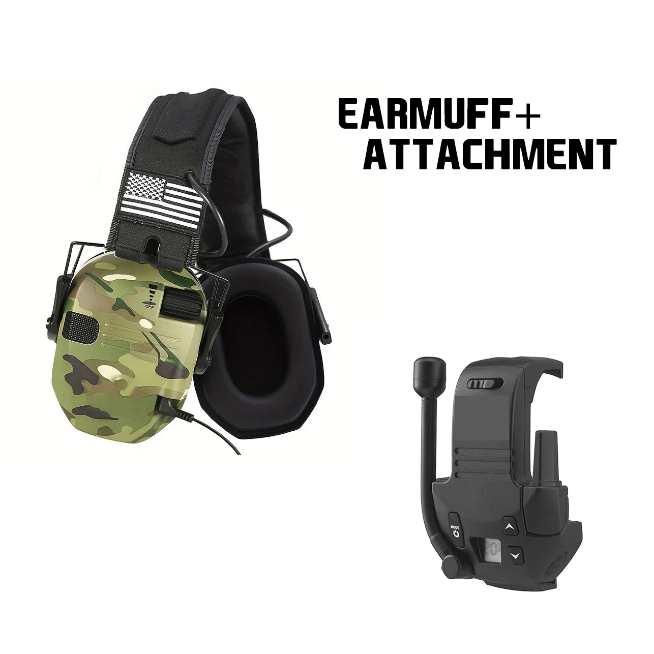 Walker's walkie talkie attachment