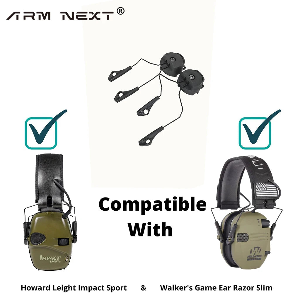 Standard Walker/impact sport Helmet mounts