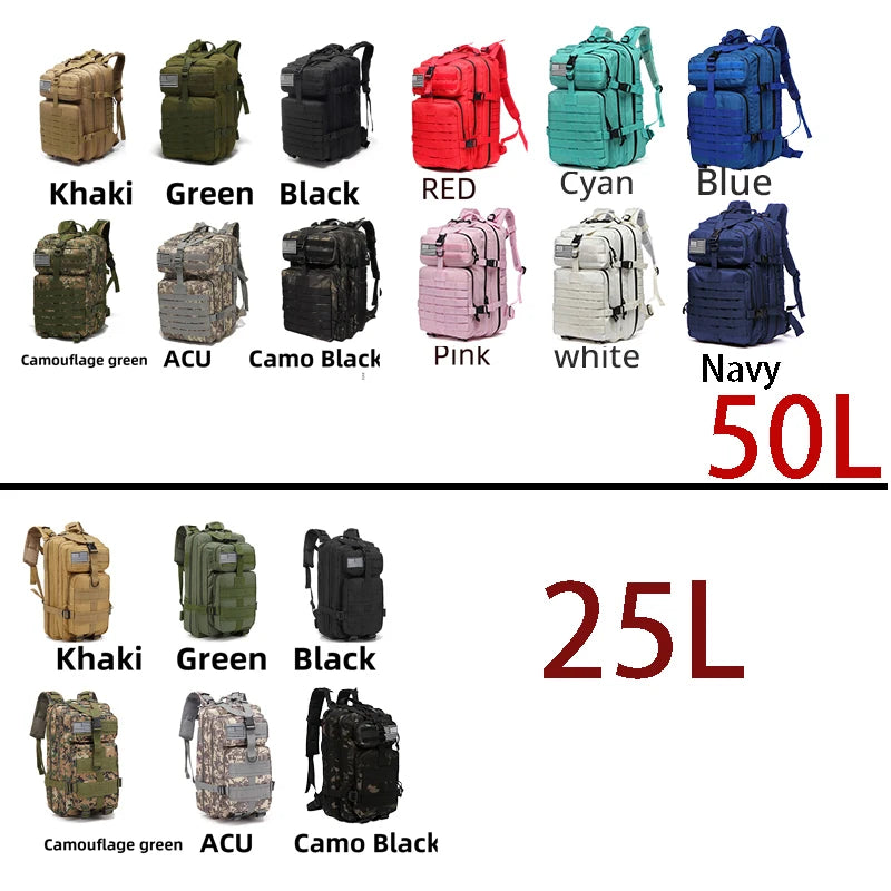 25L/50L Waterproof  Backpack