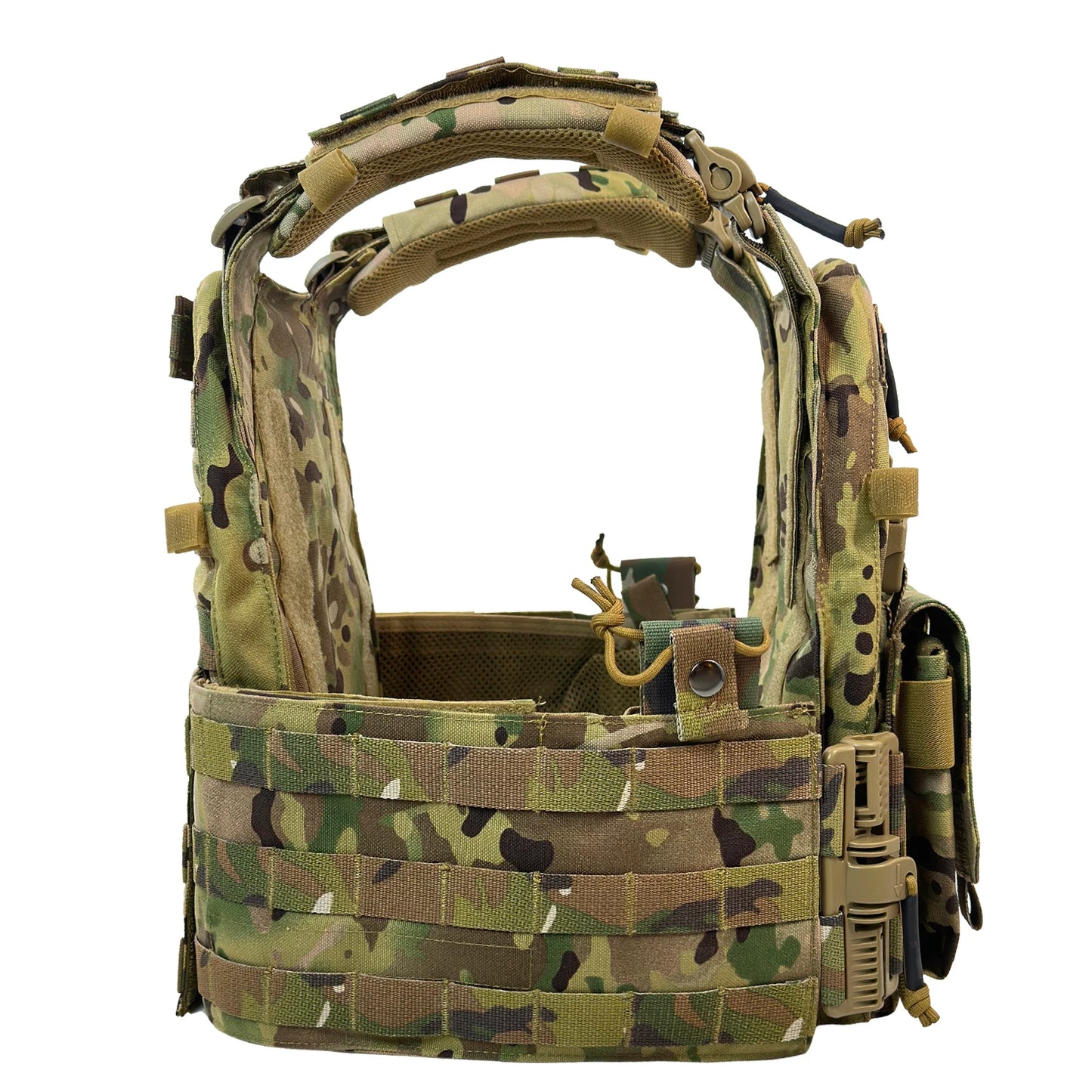 Tactical Vest Plate Carrier quick release and 3 mag pouches