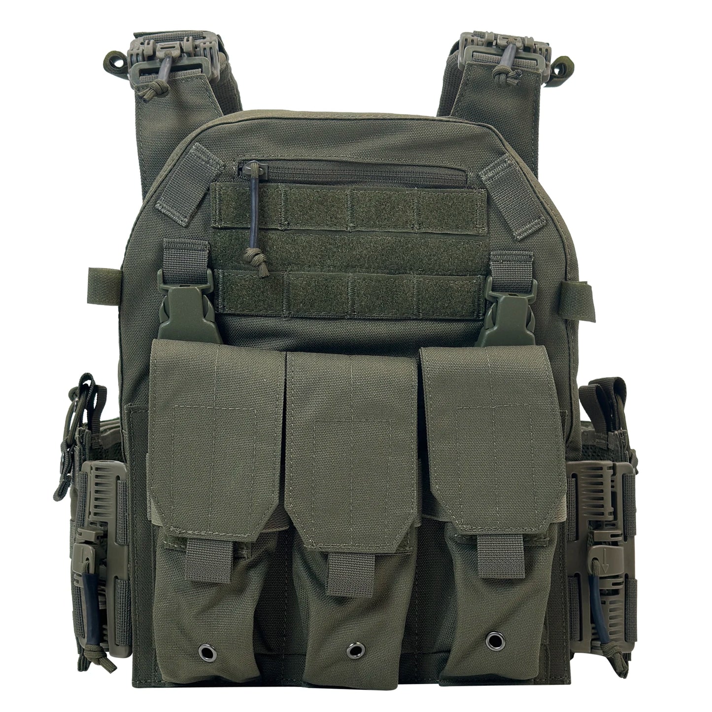 Tactical Vest Plate Carrier quick release and 3 mag pouches