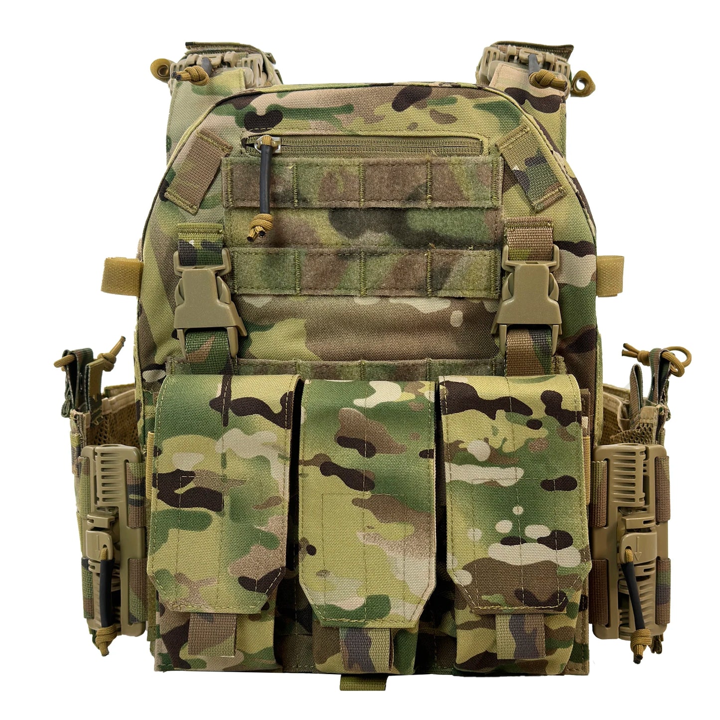 Tactical Vest Plate Carrier quick release and 3 mag pouches