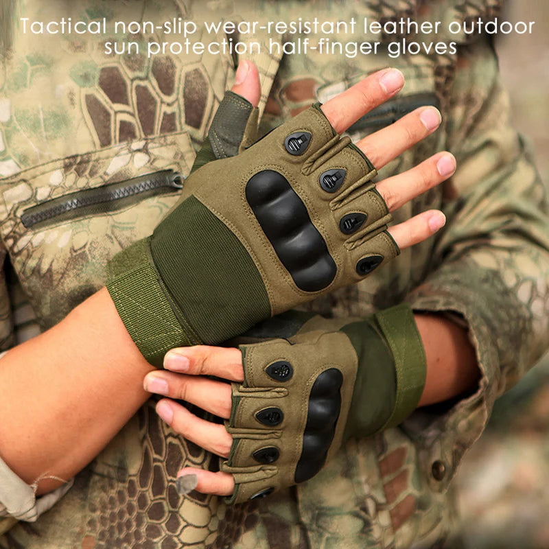 Tactical Gloves hard knuckles