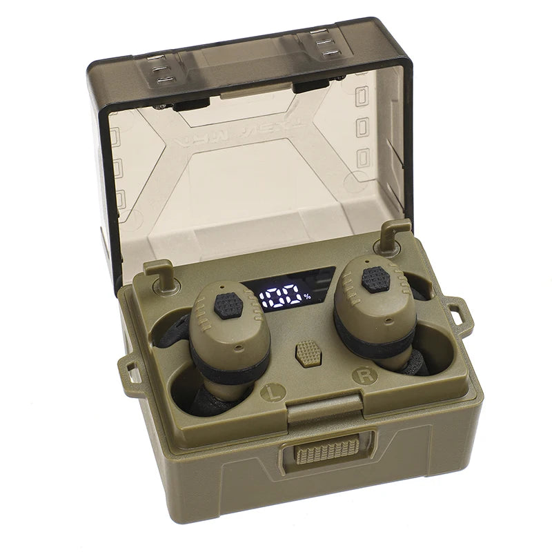 ARM NEXT E30 ear protection, reduce high decibel noise, amplify surrounding earplugs, Bluetooth