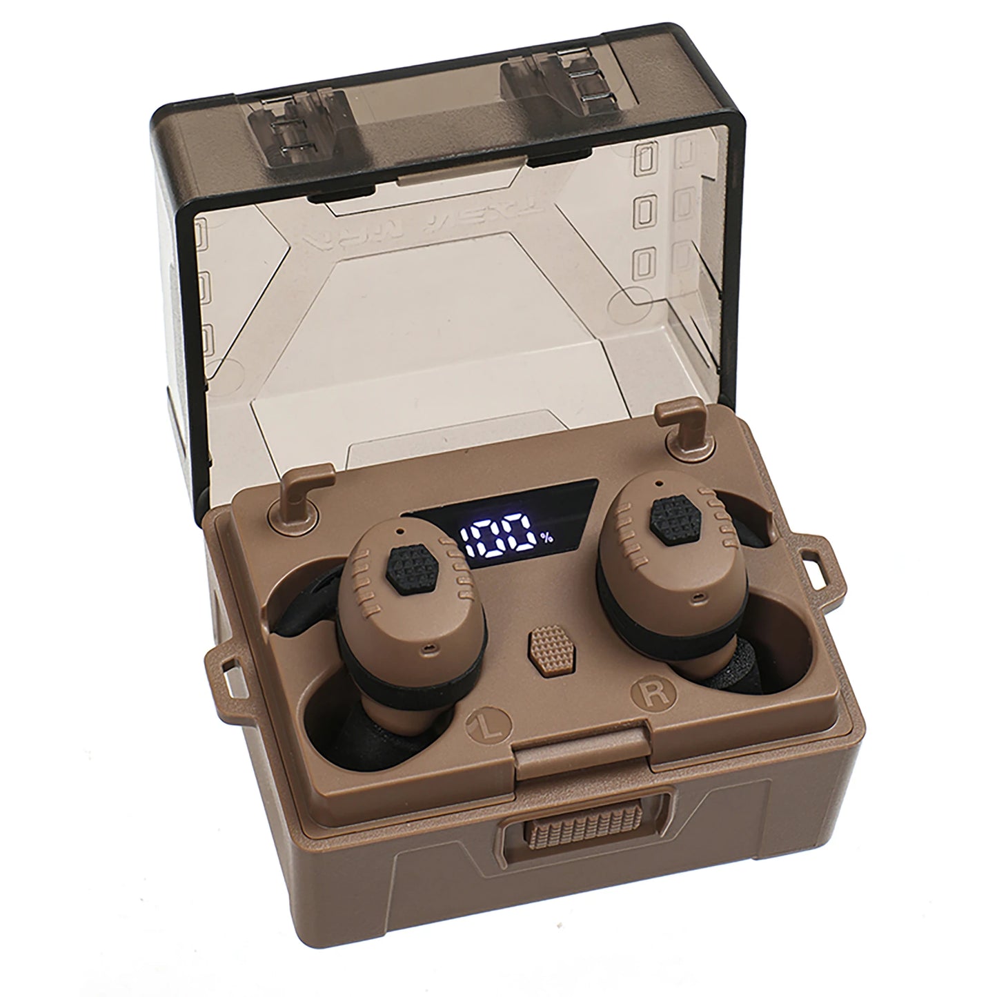 ARM NEXT E30 ear protection, reduce high decibel noise, amplify surrounding earplugs, Bluetooth