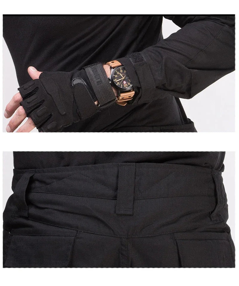 Tactical uniform elbow/knee pad set