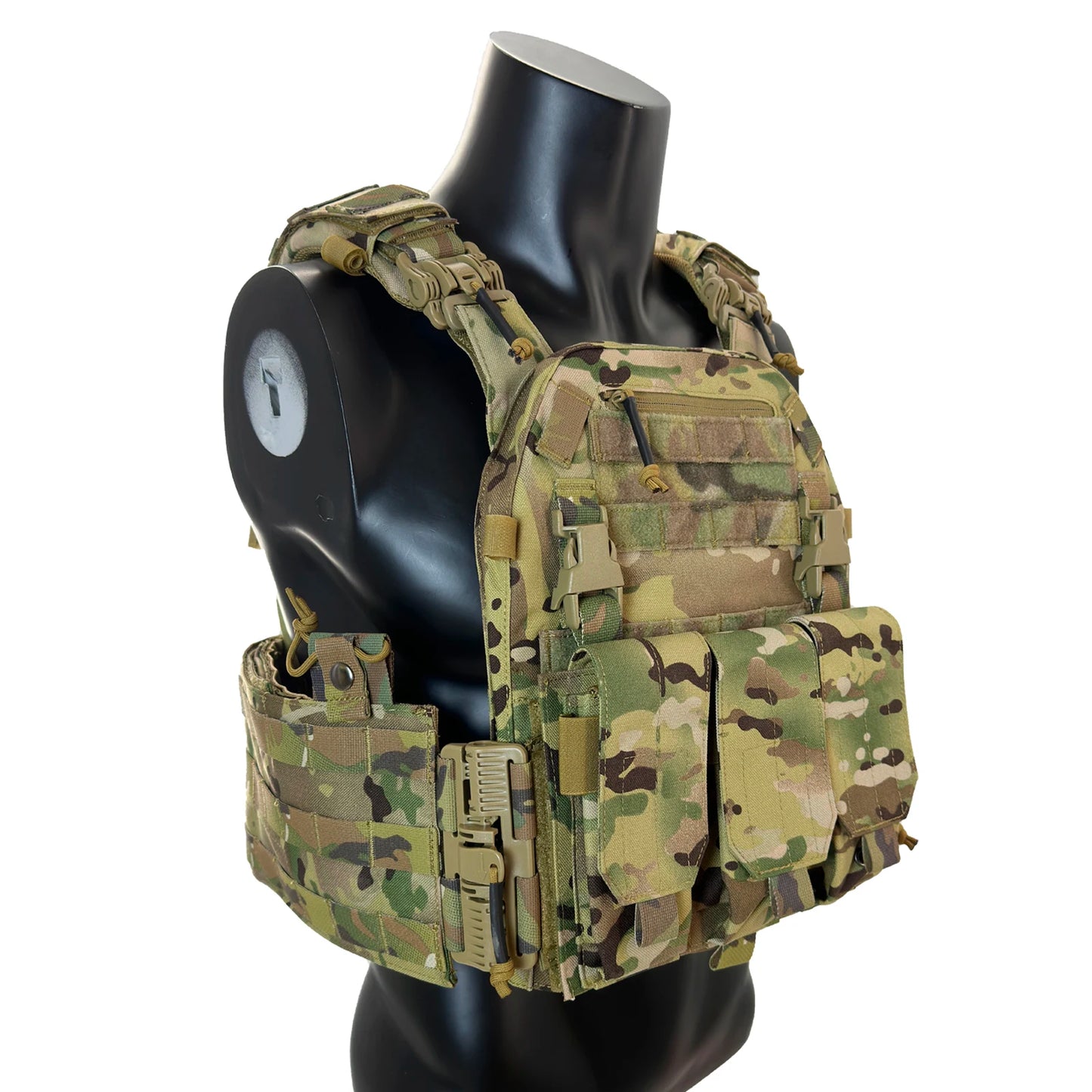 Tactical Vest Plate Carrier quick release and 3 mag pouches