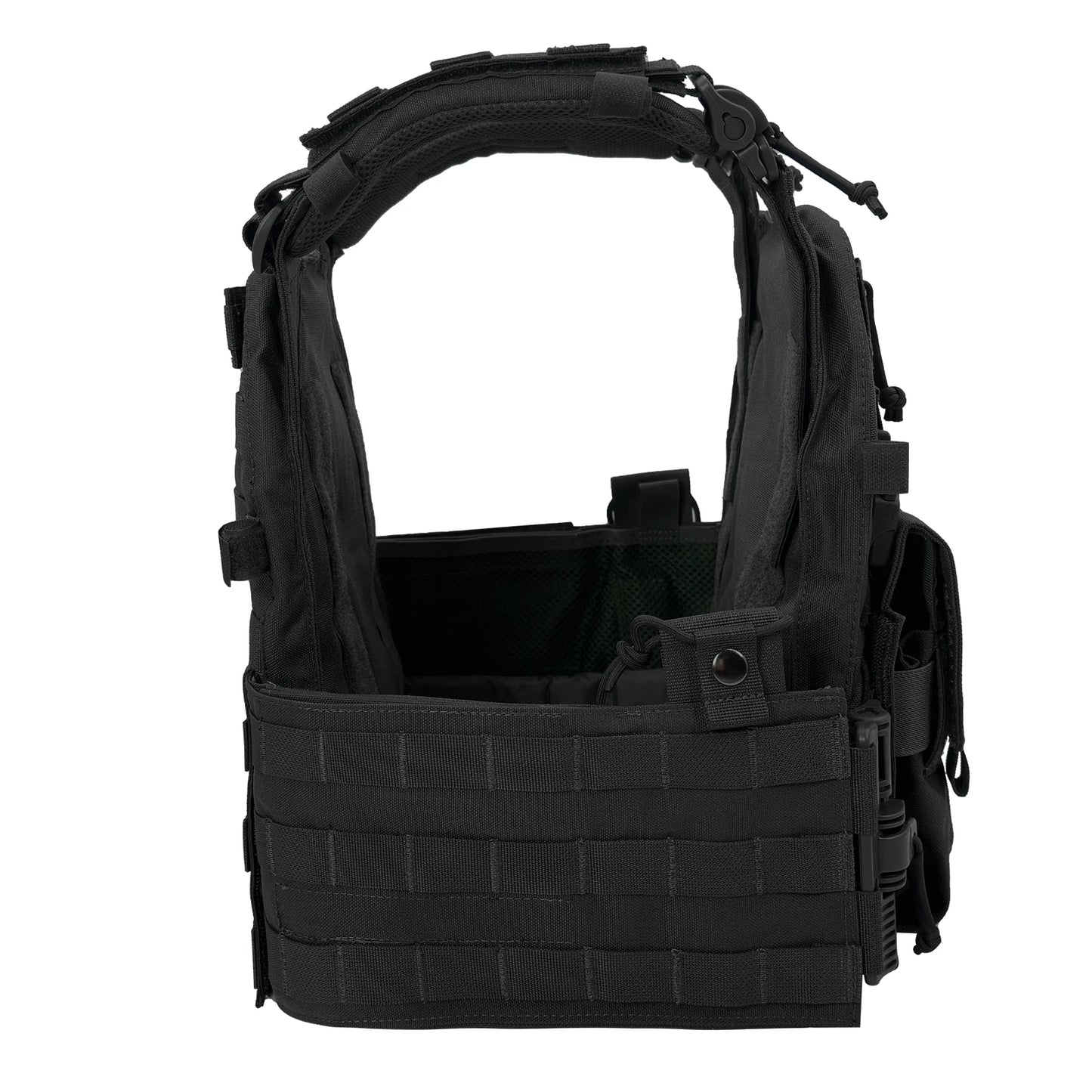 Tactical Vest Plate Carrier quick release and 3 mag pouches